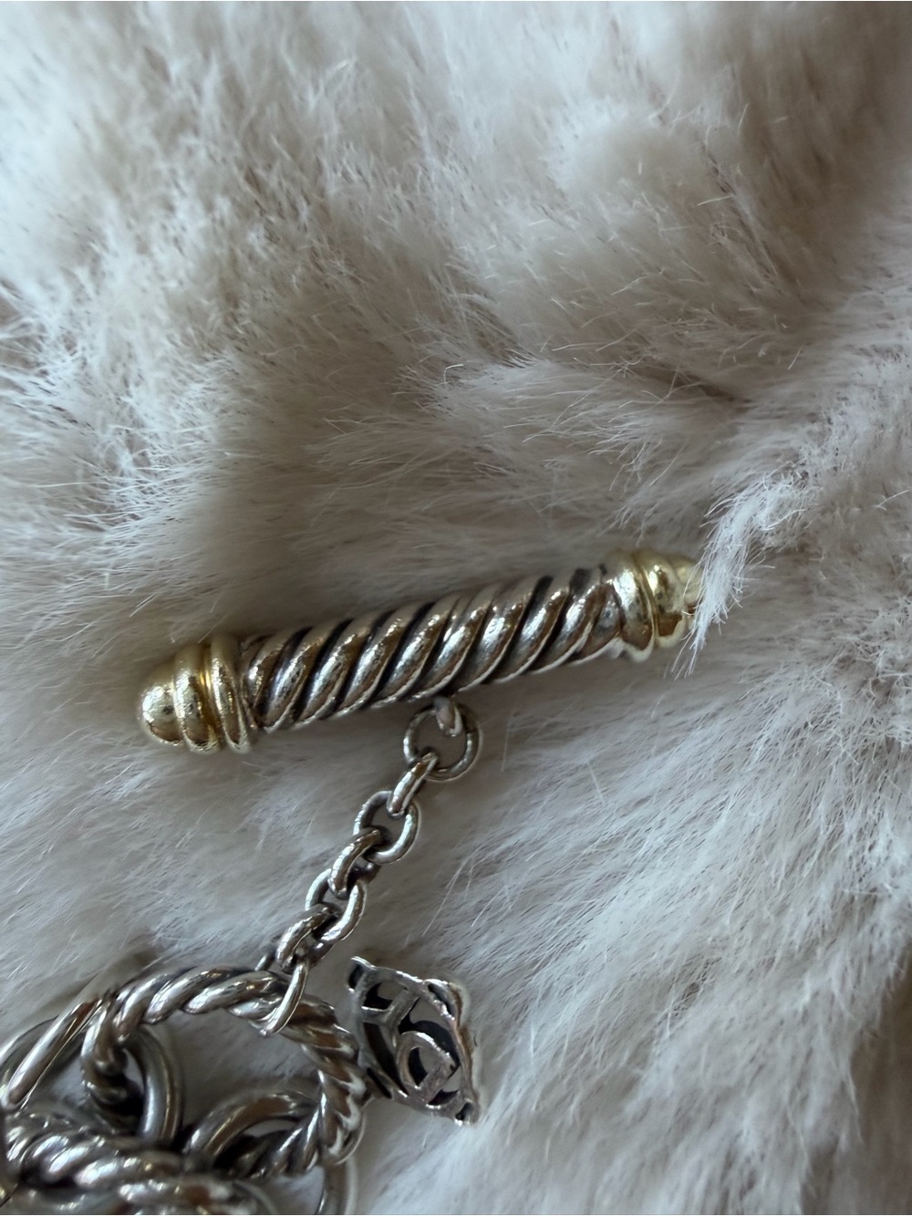 David Yurman Sterling Silver Atlas Chain, Multi-Link Bracelet - Picture 5 of 6